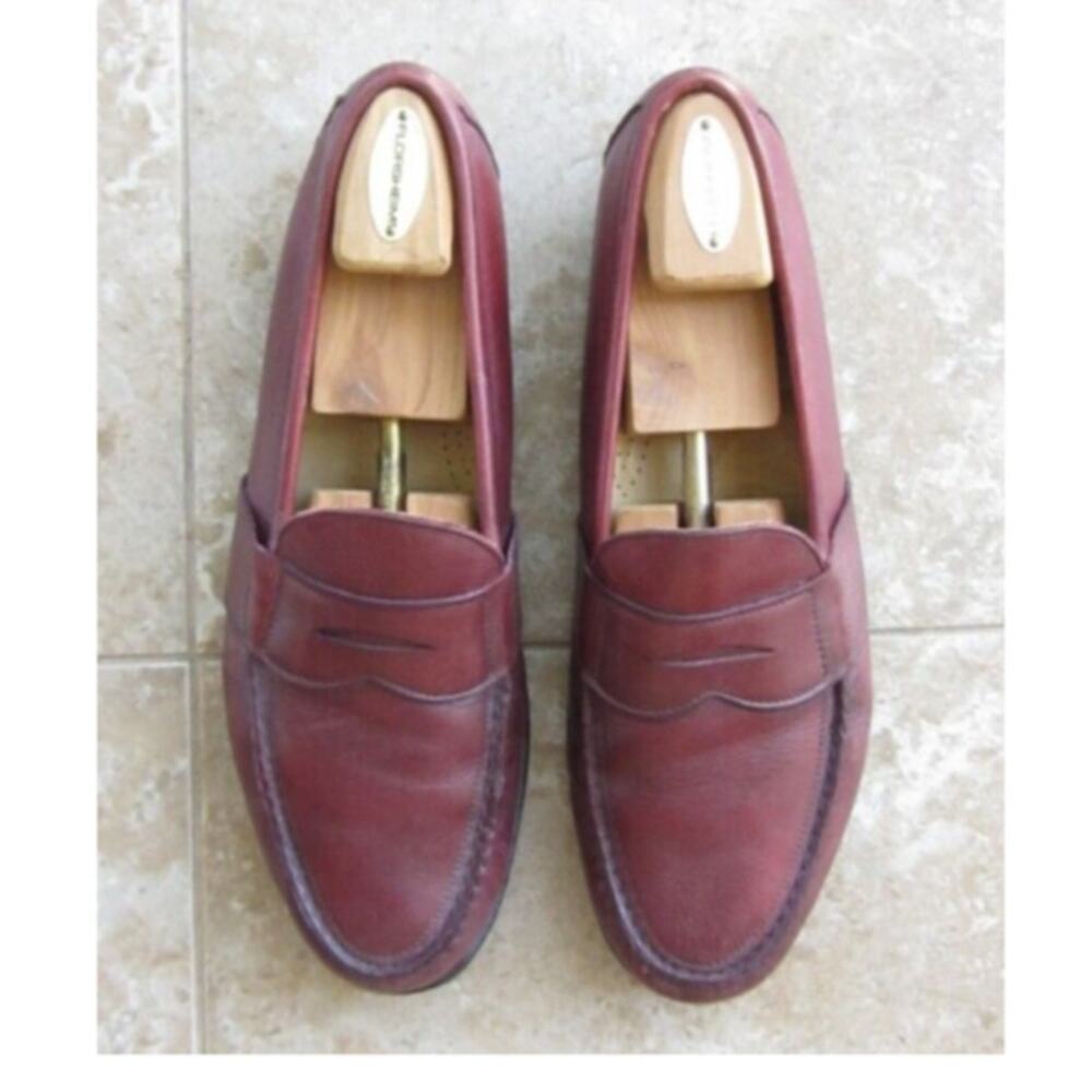 Bill Blass Vintage Leather Loafers Size 12 EUC New Outsoles